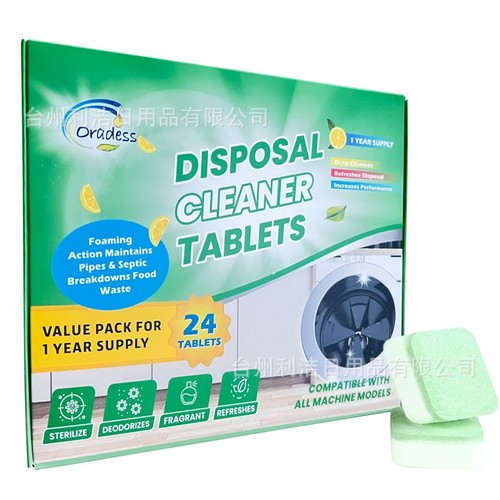 24 PIECES DISPOSABLE CLEANING TABLETS / KN-0034 - 24 PIECES DISPOSABLE CLEANING TABLETS