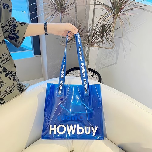 TRANSPARENT SHOPPING BAG / OR-0014 - LASER HANDBAG TRANSPARENT SHOPPING BAG