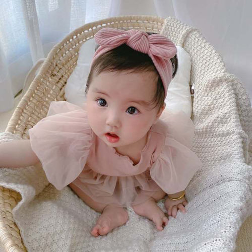 BABY HEADBAND / BB-0002 - Baby headband does not tighten the head Color : Pink, Dirty Pink, Beige, Wine Red, Grape Purple, Gray
