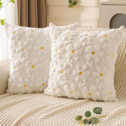 PILLOW COVER / HM-0006 - SIZE: 45x45CM SOFT PILLOW COVER PILLOW NOT INCLUDED