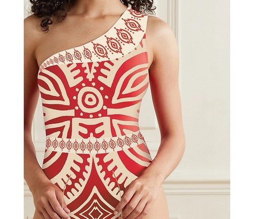 ONE-PIECE SWIMSUIT WITH BEACH PANTS / WD-0055 - 2025 Fashion Sexy One-piece Swimsuit with Beach Pants Set Color : Red Size: Medium, Large, XLarge