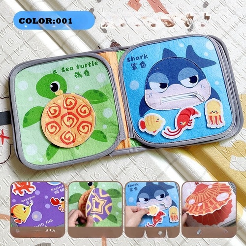 CHILDREN'S CLOTH LEARNING BOOK / SC-0003 - CHILDREN'S CLOTH LEARNING BOOK