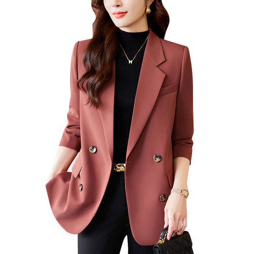 FORMAL WEAR WOMEN'S JACKET / WD-0077 - FORMAL WEAR WOMEN'S JACKET Color: Brick Red Size: XLarge