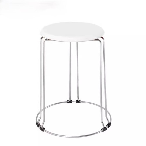 SHOE CHANGING STOOL / HM-0019 - SHOE CHANGING STOOL WHITE SURFACE