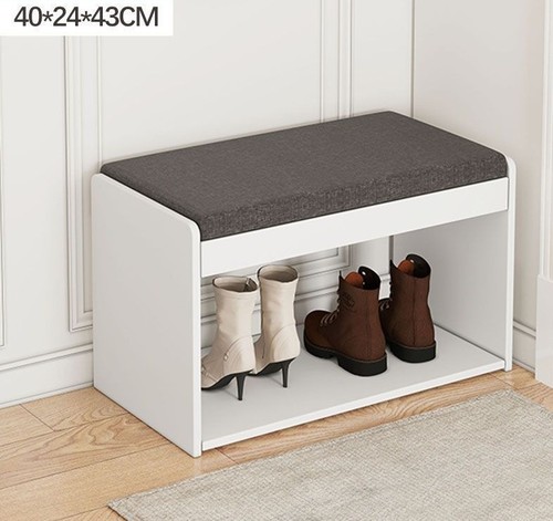 SHOE CHANGING BENCH STORAGE / HM-0023 - SIZE 40x24x43 CM SHOE CHANGING BENCH STORAGE