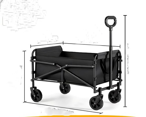 OUTDOOR FOLDING LUGGAGE / HM-0051 - OUTDOOR FOLDING LUGGAGE FOR CAMPING OR SHOPPING Color: Black Size: 8 inch