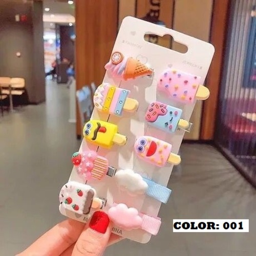 10 PIECE COLORFUL HAIRPINS / KA-0007 - 10 PIECE COLORFUL HARPINS