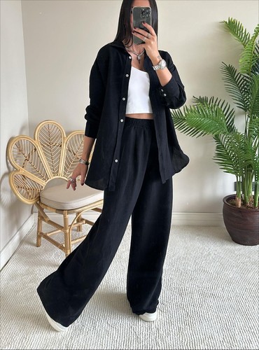 2 PIECE LONG SLEEVED AND LOOSE PANTS / WD-0042 - 2 PIECE LONG SLEEVE AND LOOSE PANTS