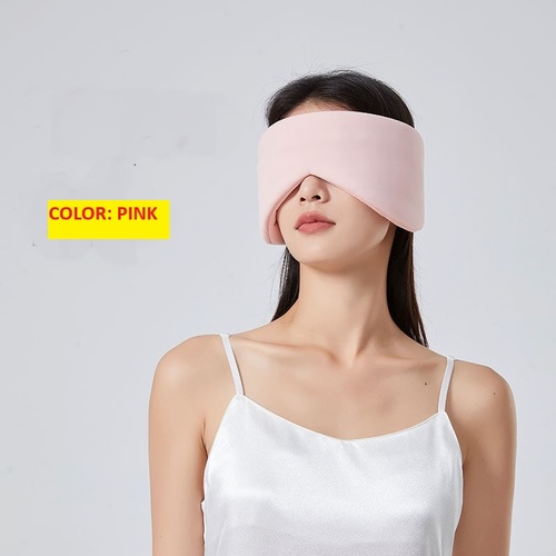 CAPSULE EYE MASK / WA-0090 - Capsule eye mask for sleeping, office travel, nap, light-blocking, all-inclusive, noise-reducing eye mask for men and women Color: Beige, Grey, Pink, Purple, Black