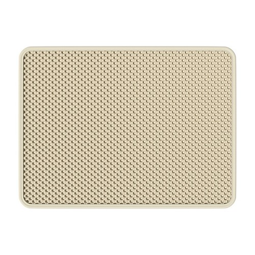 CAT LITTER MAT / PS-0020 - SIZE 90x60CM COLOR BEIGE CAT LITTER MAT
