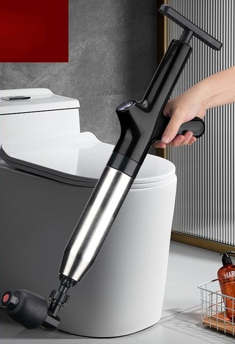 TOILET SUCTION PIPE DREDGER STAINLESS STEEL / HM-0038 - COLOR BLACK TOILET SUCTION PIPE DREDGER STAINLESS STEEL