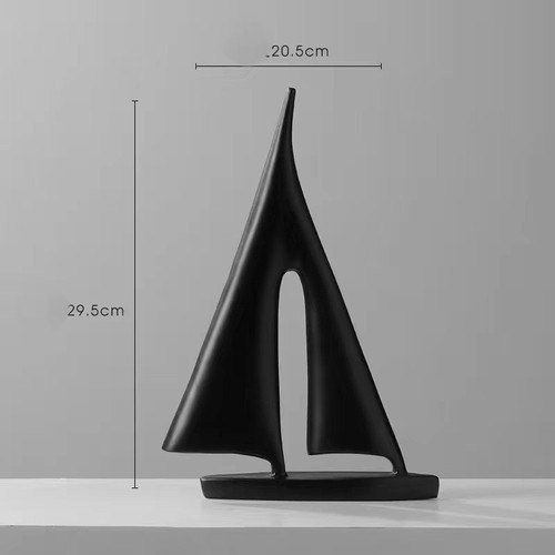 LIVING ROOM DECORATION- LARGE / HM-0058 - LIVING ROOM DECORATION Color: Black, White Size: 29.5*20.5cm
