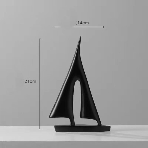 LIVING ROOM DECORATION- SMALL / HM-0056 - LIVING ROOM DECORATION Color: Black , White Size: Small 21*14cm