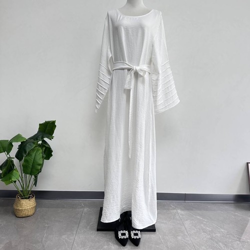 SLEEVE LOOSE DRESS ABAYA / WD-0050 - SIZE 2 SLEEVE LOOSE DRESS ABAYA