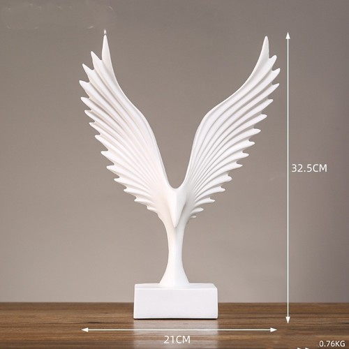 GREAT AMBITION- RESIN / HM-0073 - LIVING ROOM DECORATION Color: Silver Size: 21*32.5 cm Weight: 0.76 kg