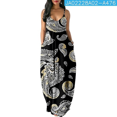 CASUAL WOMEN'S LONG DRESS / WD-0116 - CASUAL WOMEN'S LONG DRESS