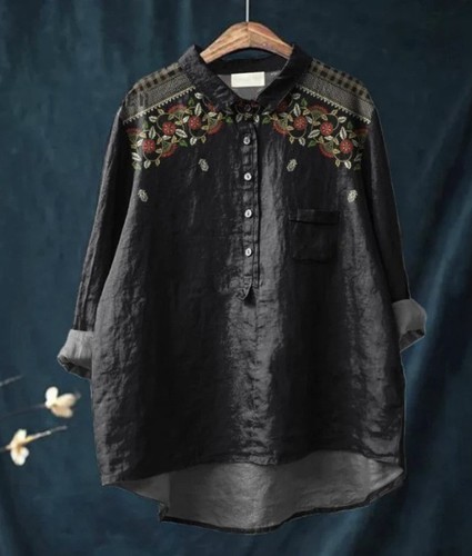 LOOSE PRINTED CASUAL SHIRT / WD-0120 - LOOSE PRINTED CASUAL SHIRT