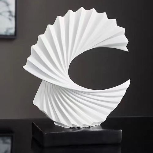 WEALTH WHITE / HM-0086 - CABINET ORNAMENT Color: White Size: 28*24*10 cm Weight: 0.85 kg