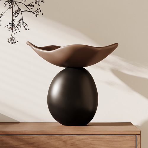 KEY AND FRUIT TRAY / HM-0094 - CABINET DECORATION Color: Dark