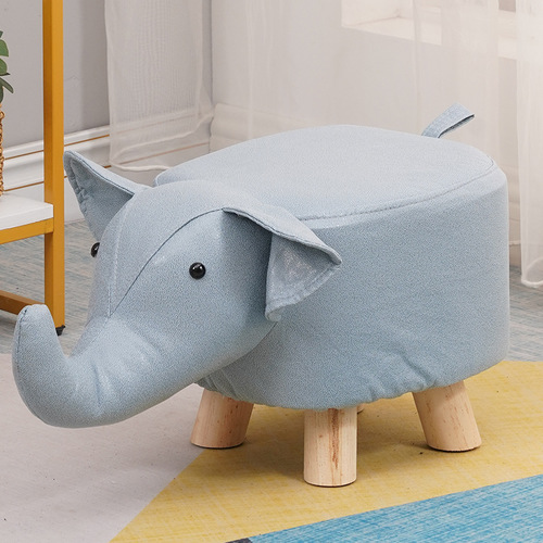 MISTY-BLUE ELEPHANT STOOL / HM-0100 - CHILDREN'S ANIMAL STOOL Size: 30*25*25 cm