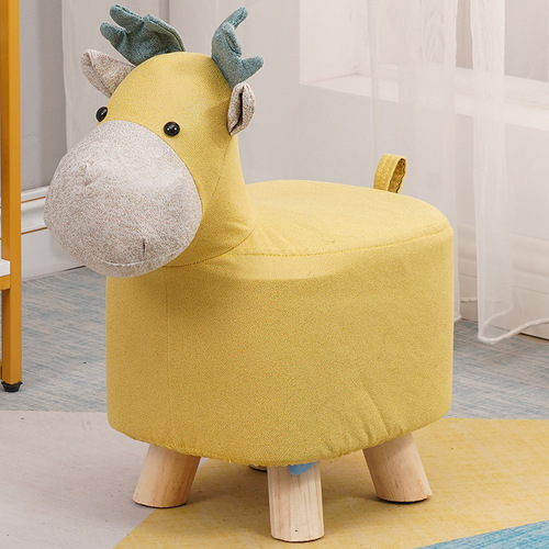 LITTLE YELLOW DEER STOOL / HM-0101 - CHILDREN'S ANIMAL STOOL Size: 30*25*25 cm