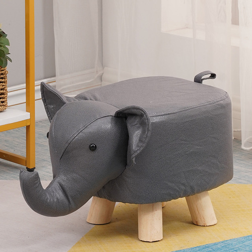 LITTLE GRAY ELEPHANT STOOL / HM-0102 - CHILDREN'S ANIMAL STOOL Size: 30*25*25 cm