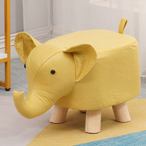 LITTLE YELLOW ELEPHANT STOOL / HM-0105 - CHILDREN'S ANIMAL STOOL Size: 30*25*25 cm