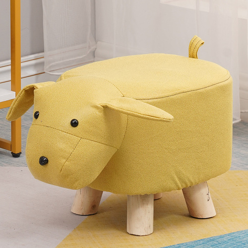 YELLOW PUPPY STOOL / HM-0106 - CHILDREN'S ANIMAL STOOL Size: 30*25*25 cm