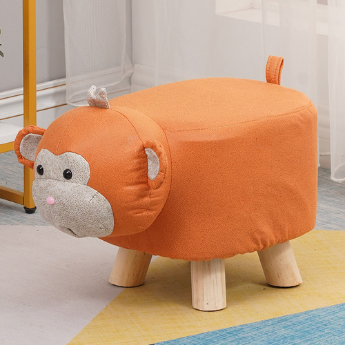 ORANGE MONKEY STOOL / HM-0107 - CHILDREN'S ANIMAL STOOL Size: 30*25*25 cm