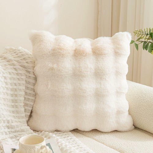 SOFA PILLOW COVER SIZE 45x45CM / HM-0140 - COLOR BEIGE SIZE 45X45CM SOFA PILLOW COVER PILLOW NOT INCLUDED