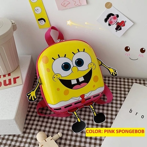 TRENDY BACKPACK FOR KIDS / BG-0044 - RENDY BACKPACK FOR KIDS Color: Pink Spongebob
