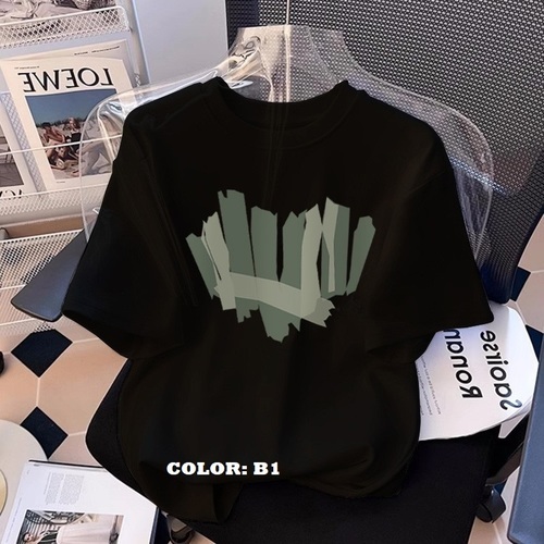 WOMEN'S TSHIRT SUMMER TOPS / WD-0168 - WOMEN'S T SHIRT SUMMER TOPS COTTON SHORT SLEEVE