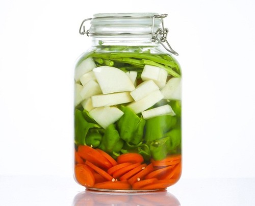 3000ML GLASS SEALED FOOD STORAGE JAR / KN-0113 - 3000ML GLASS SEALED FOOD STORAGE JAR