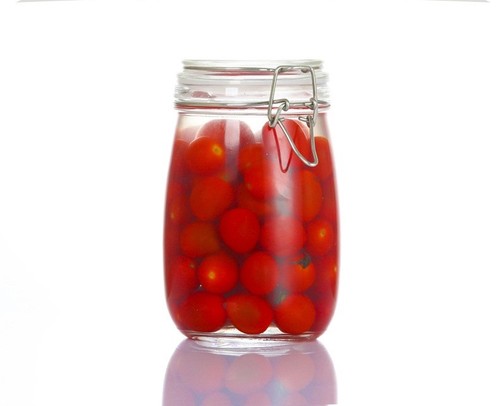 1000ML GLASS SEALED FOOD STORAGE JAR / KN-0115 - 1000ML GLASS SEALED FOOD STORAGE JAR