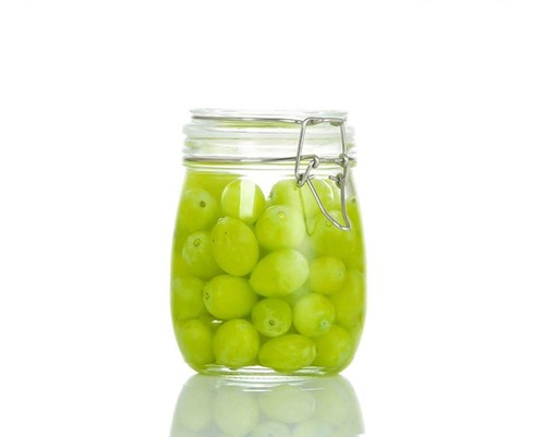 750ML GLASS SEALED FOOD STORAGE JAR / KN-0122 - 750ML GLASS SEALED FOOD STORAGE JAR