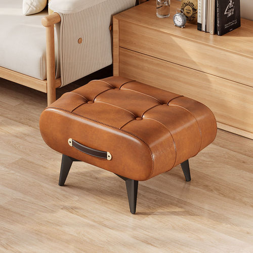 FOOTSTOLL SOFT SEAT / HM-0138 - FOOTSTOLL SOFT SEAT Color: Brown