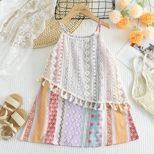 COLORFUL SUMMER DRESS / BB-0216 - فستان صيفي ملون
