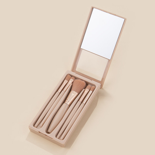PORTABLE MINI BRUSH MAKEUP / MU-0063 - Color: Pink