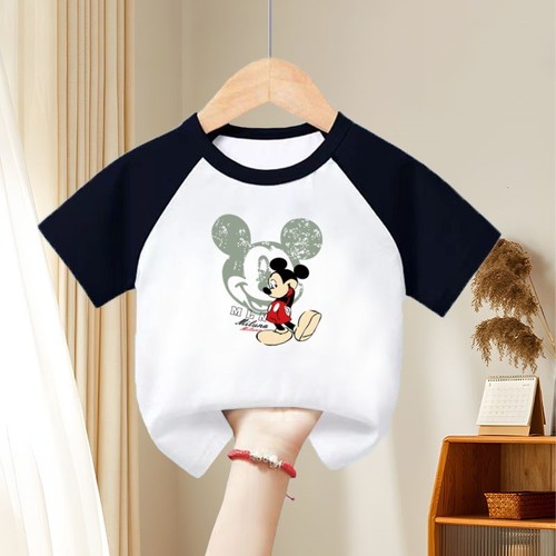 SHORT SLEEVE T-SHIRT MICKEY MOUSE DESIGN / BB-0251 - SHORT SLEEVE T-SHIRT MICKEY MOUSE DESIGN