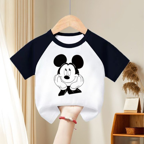SHORT SLEEVE T-SHIRT MICKEY MOUSE DESIGN / BB-0252 - SHORT SLEEVE T-SHIRT MICKEY MOUSE DESIGN