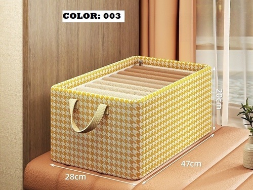 CLOTHES STORAGE BOX / HM-0165 - CLOTHES STORAGE BOX 48*48*20 cm