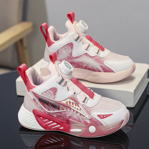 CHILDREN'S RUNNING AND SPORTS SHOES / GL-0090 - COLOR PINK AND WHITE CHILDREN'S RUNNING AND SPORTS SHOES