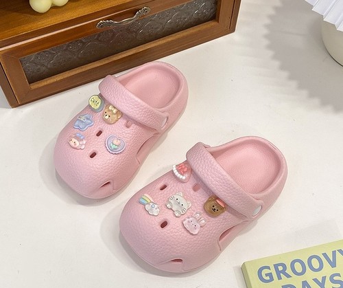 CHILDREN'S CARTOON DESIGN SLIPPERS / BB-0016 - COLOR PINK CHILDREN'S CARTOON DESIGN SLIPPERS
