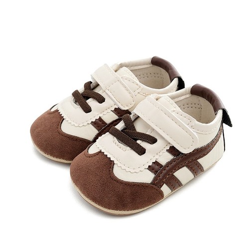 BABY TODDLER SHOES / BB-0020 - COLOR BROWN BABY TODDLER SHOES
