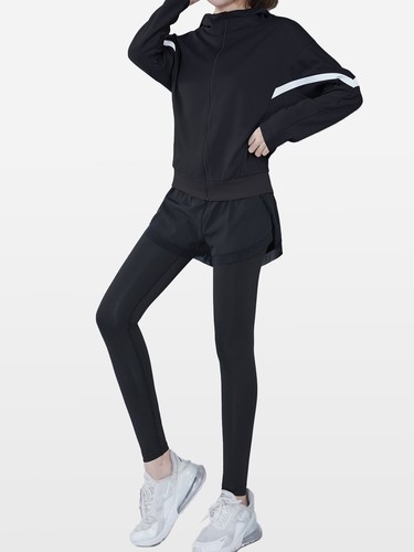 TWO PIECE FITNESS SUIT FOR WOMEN / SF-0170 - TWO PIECE FITNESS SUIT FOR WOMEN