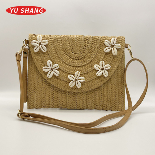 BRAIDED BAG / BG-0019 - Color : Style 8 Khaki Size : 27*21cm