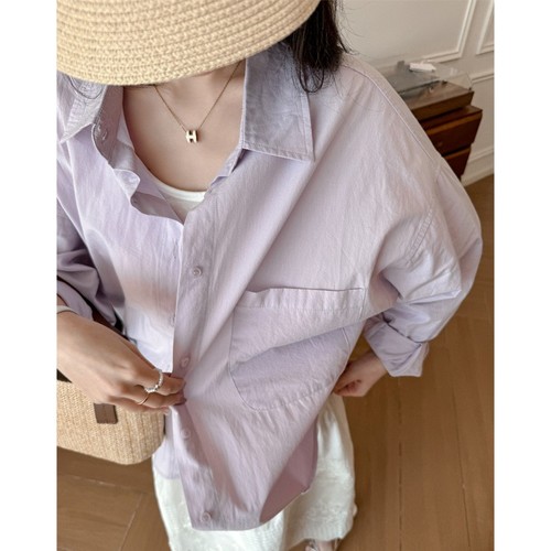 FASHION LONG SLEEVE FOR WOMEN / WD-0208 - COLOR PURPLE