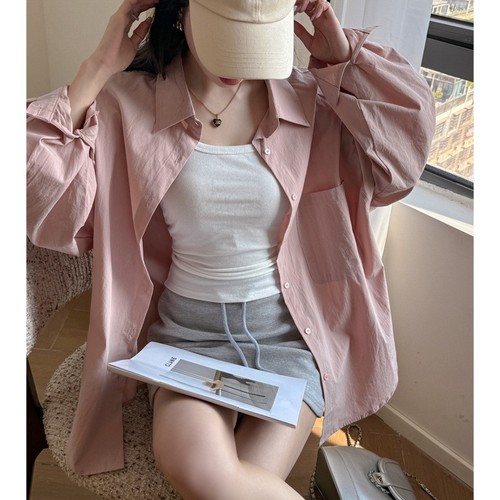 FASHION LONG SLEEVE FOR WOMEN / WD-0211 - COLOR FUSCHIA
