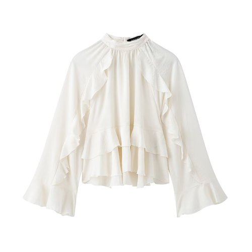 LAYERED LONGSLEEVE / WD-0230 - Color : White Size : M, L