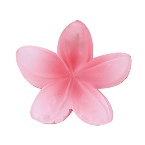 COLOR RED FLOWER HAIR CLIP / BA-0028 - COLOR RED